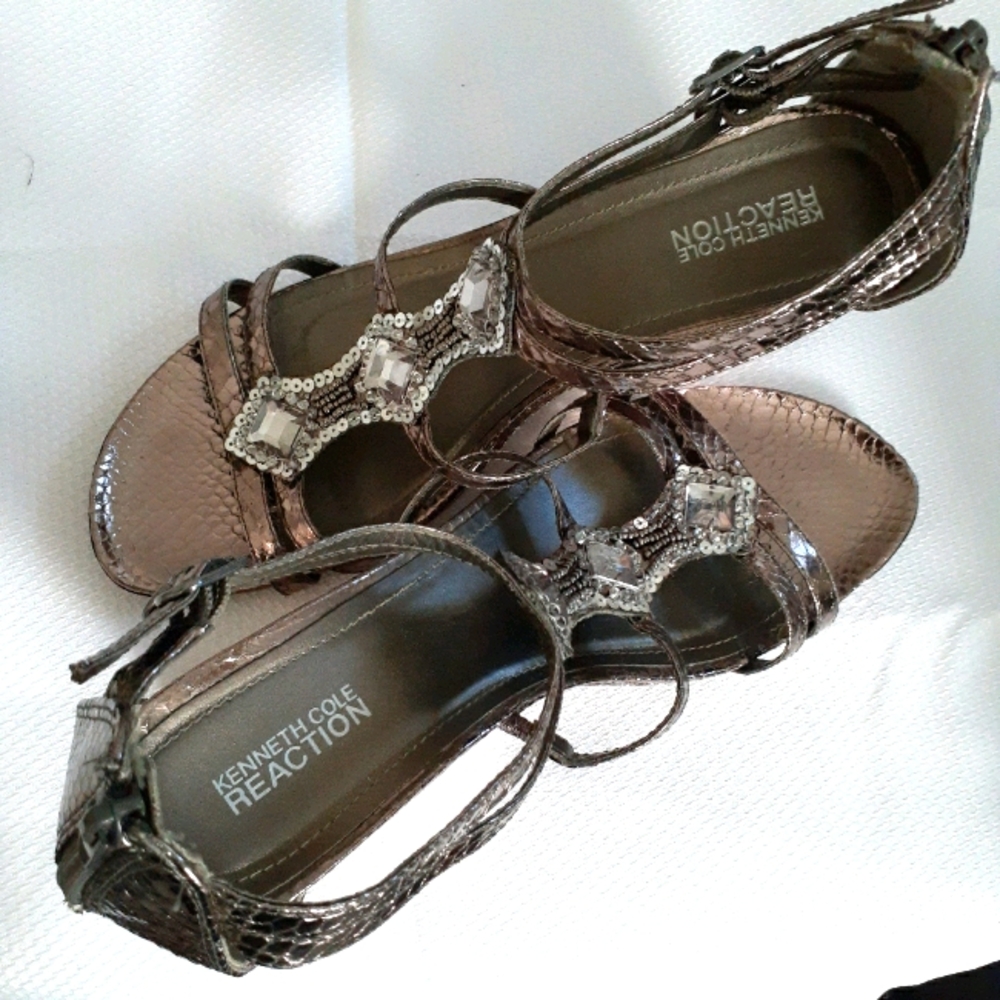 Pewter color chrome wedges